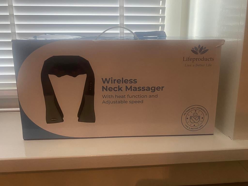 Massage-apparaat nek en rug, Verzenden, Zo goed als nieuw