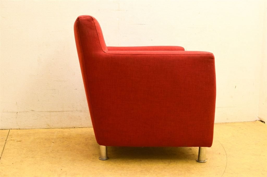 Fauteuil /stoel met armleuningen 50587, Gebruikt, 75 tot 100 cm, Ophalen of Verzenden, Stof