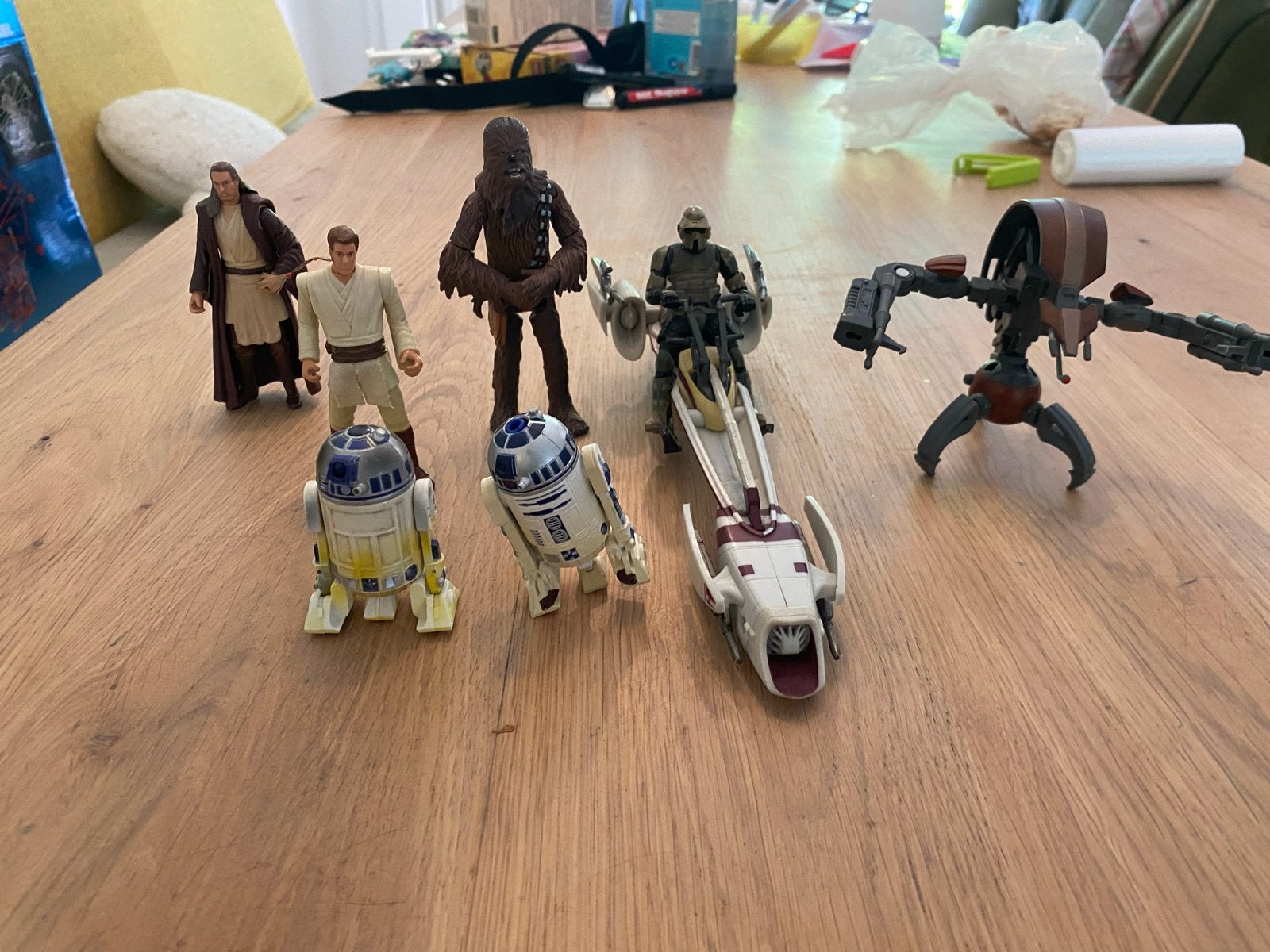 Star Wars actiefiguren en voertuigen set, Ophalen, Gebruikt