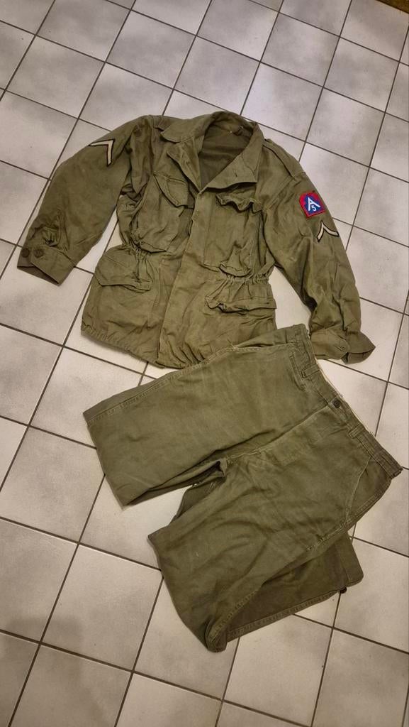 Uniform set, Ophalen of Verzenden, Landmacht, Amerika, Kleding of Schoenen