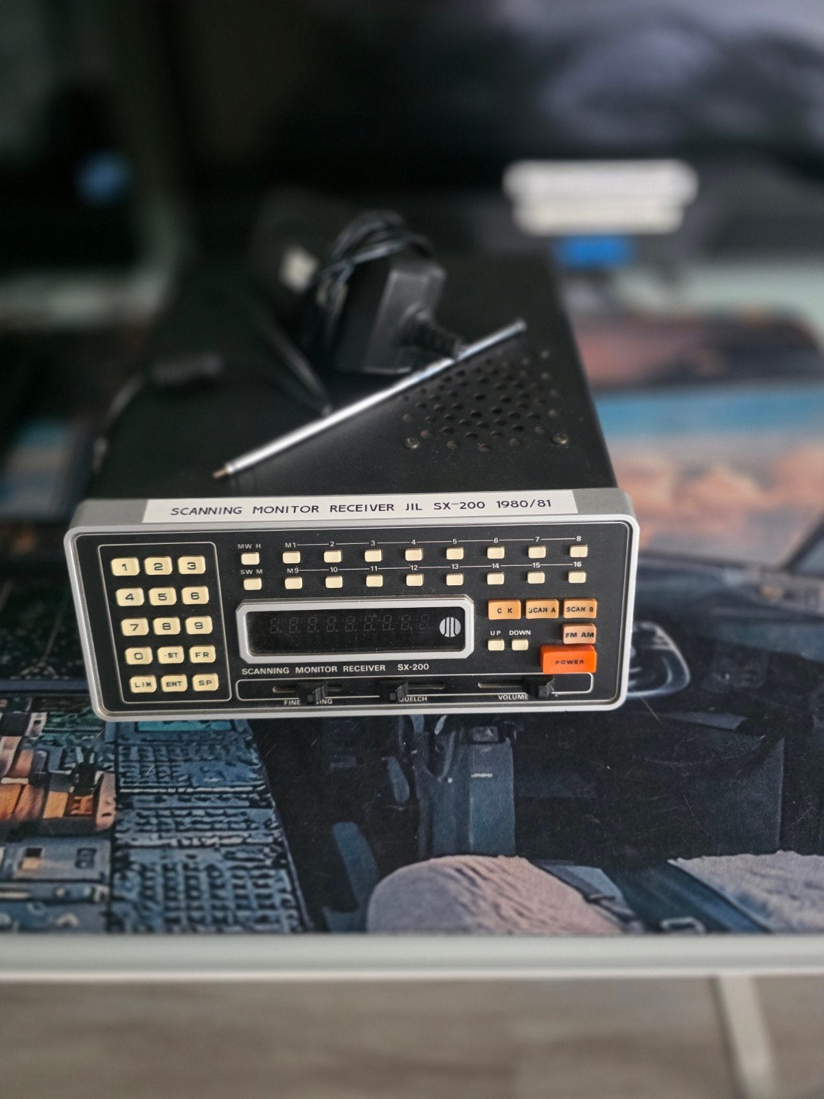 ECHT VINTAGE SX 200 SCANNER., Ophalen of Verzenden, Gebruikt