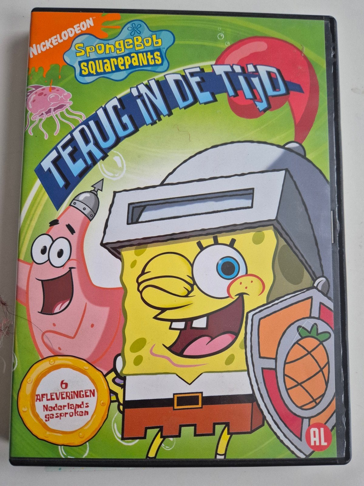 spongebob squarepants terug in de tijd dvd, Europees, Alle leeftijden, Inclusief doosje, Zo goed als nieuw