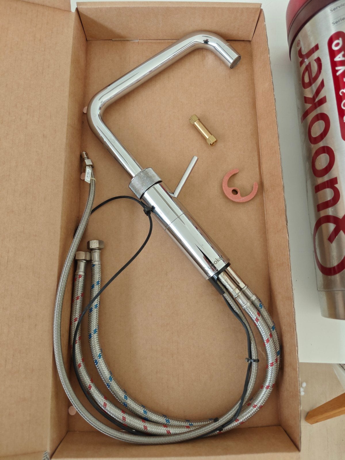 Quooker Fusion kraan met PRO3 reservoir, Ophalen, Zilver, Metaal, Overige merken
