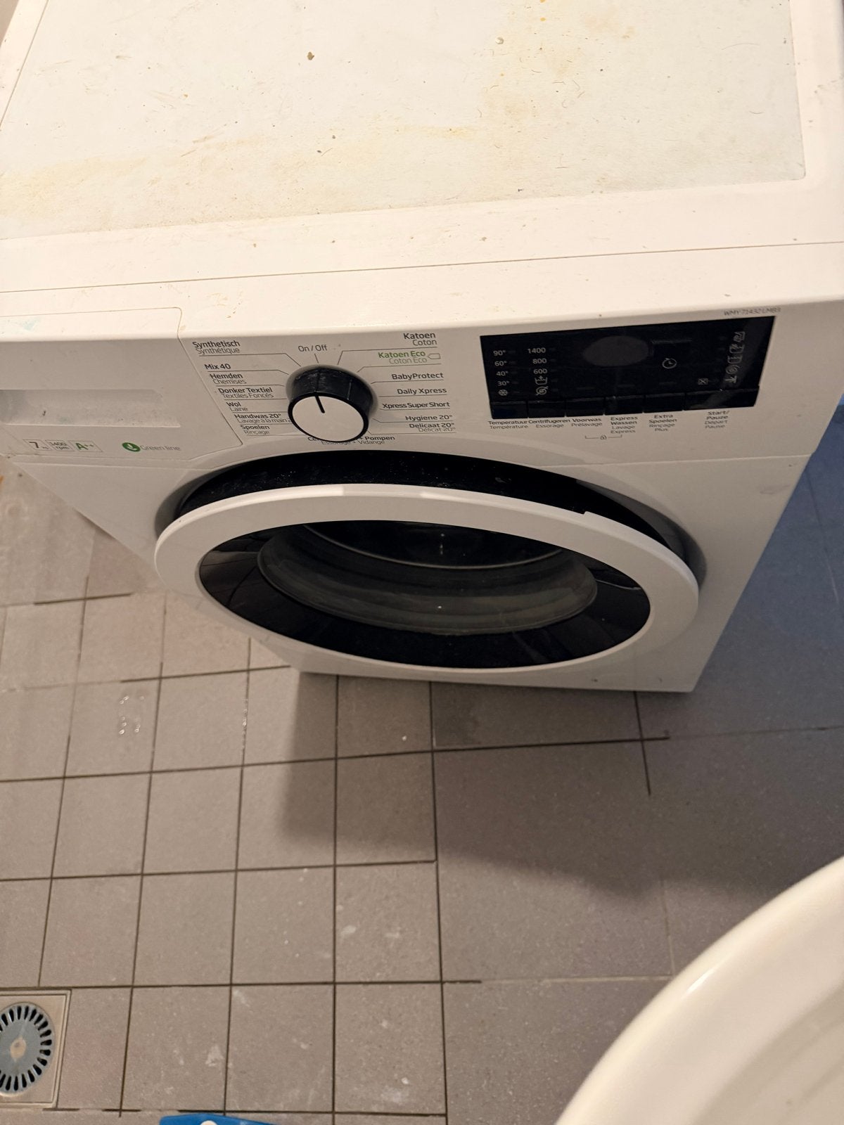 Beko Wasmachine - Voorlader - 8 kg - 1400 toeren, Witgoed en Apparatuur, Ophalen, 1200 tot 1600 toeren, Gebruikt, 8 tot 10 kg
