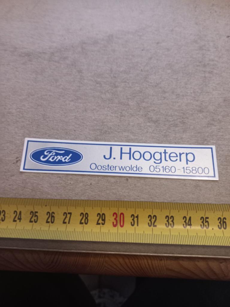J hoogterp ford oosterwolden, Ophalen of Verzenden, Zo goed als nieuw