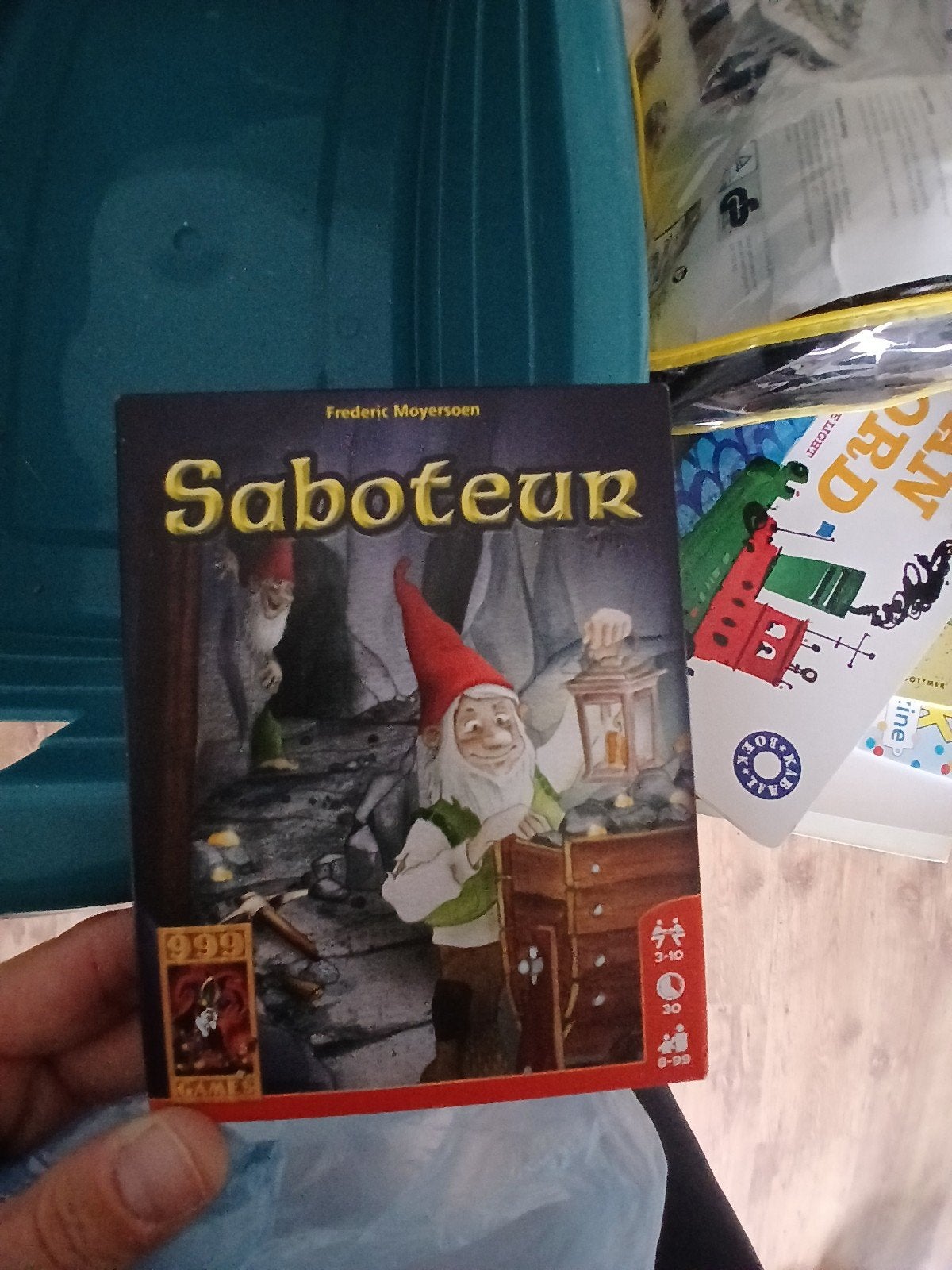 Saboteur kaartspel - Strategisch en leuk voor iedereen, Drie of vier spelers, Ophalen of Verzenden, Gebruikt, 999 Games