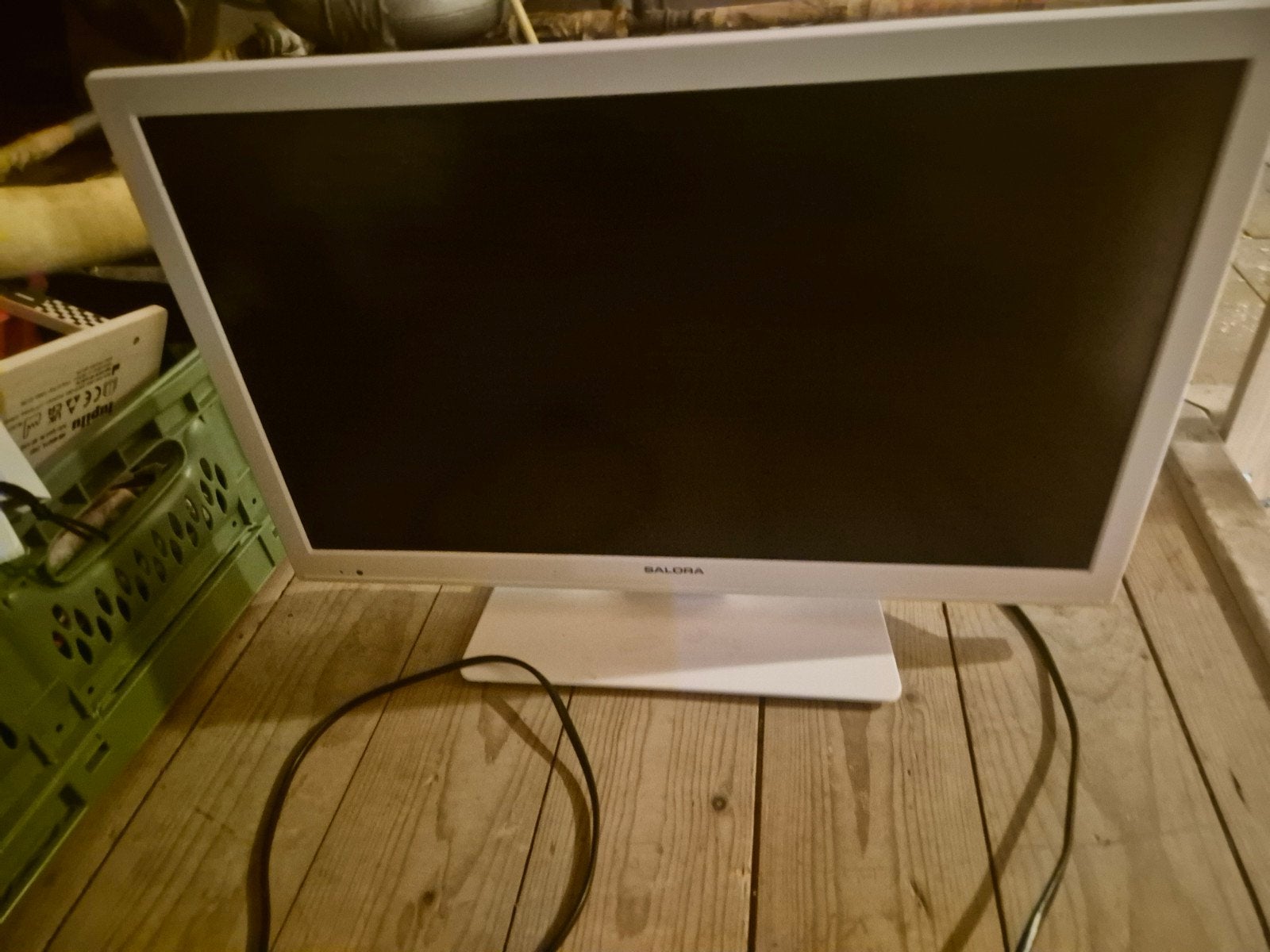 Kleine Salora TV met afstandsbediening, Audio, Tv en Foto, Ophalen, Gebruikt, Minder dan 40 cm, Overige merken
