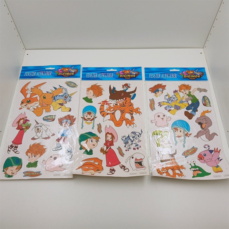 Digimon raamstickers, Ophalen of Verzenden, Nieuw, Overige typen