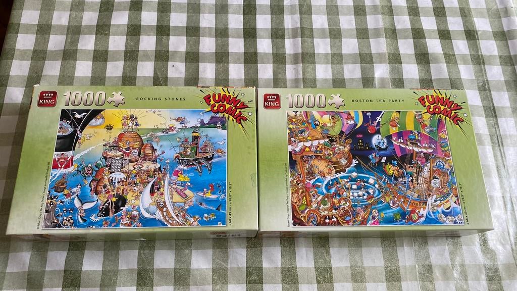 2 legpuzzels samen 3.00, Ophalen, Meer dan 50 stukjes, Gebruikt