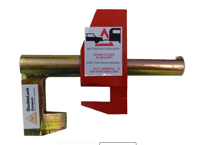 DoubleLock Compact Eagle koppelingsslot (disselslot - zgan), Caravans en Kamperen, Tentaccessoires, Zo goed als nieuw, Ophalen of Verzenden
