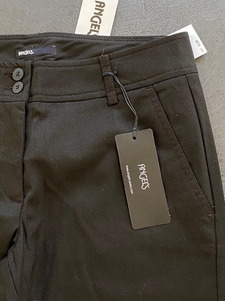 F1308 Nieuw Angels Chino mt. 36=S broek L30 d-bruin pantalon, Bruin, Nieuw, Ophalen of Verzenden, Angels