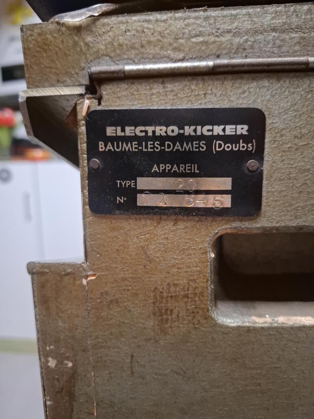 jukebox Jupiter Electro Kicker type 120 Stereo, Ophalen, Gebruikt, 1950 tot 1960, Overige merken