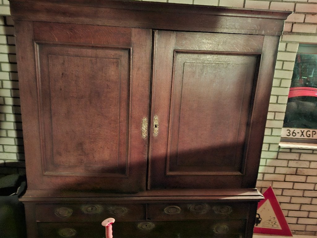 oude eikenkast / kabinet, Huis en Inrichting, Kasten | Overige, Ophalen, Gebruikt