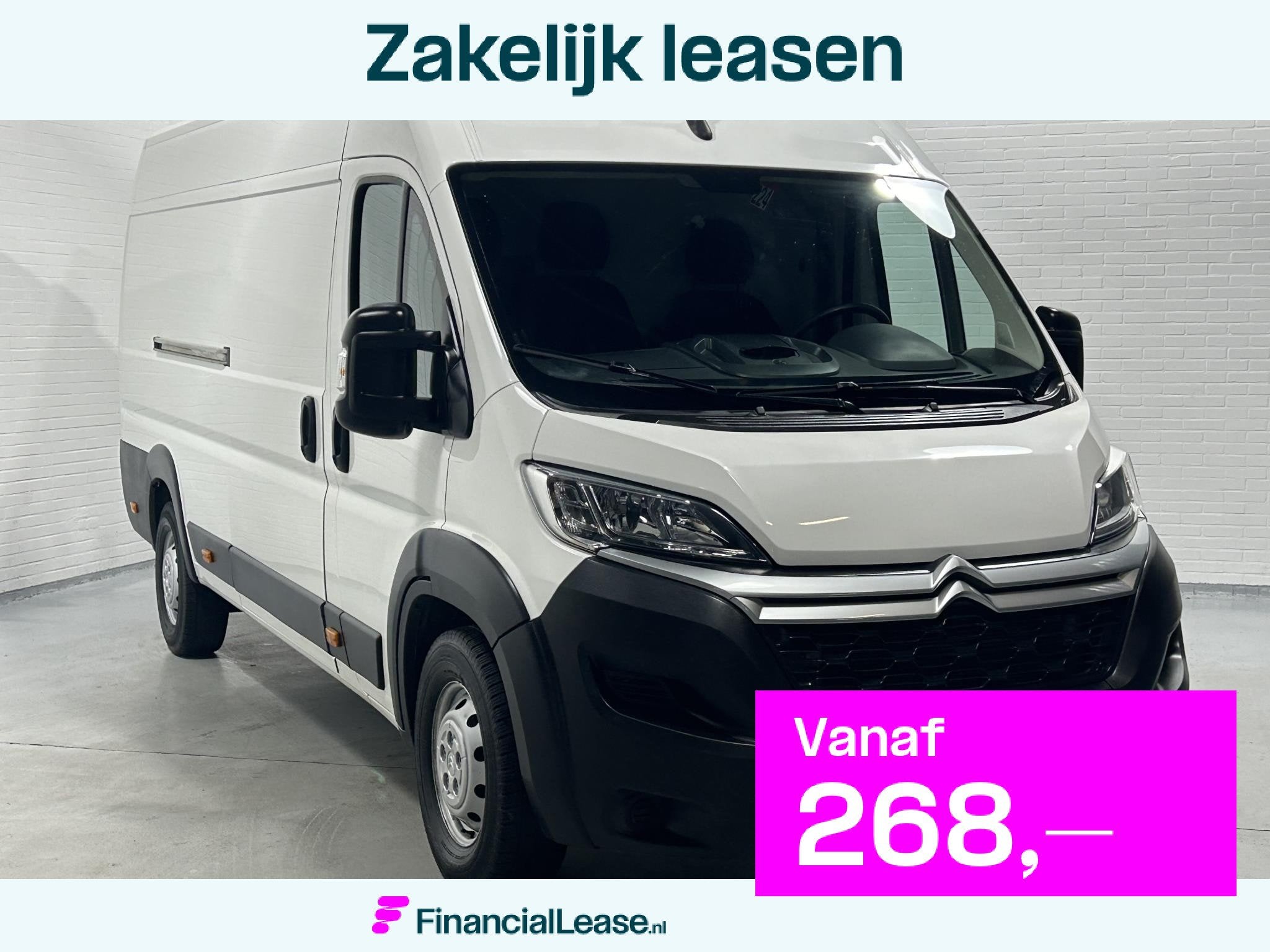 Citroen Jumper 2.2 BlueHDi 165 pk L4H2 Navi, Camera Airco, C, Voorwielaandrijving, Gebruikt, 4 cilinders, Citroën