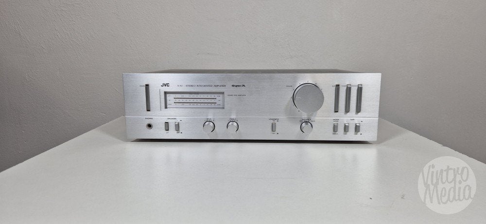 JVC A-X1 Versterker | Stereo | Phono | Vintage | Garantie, JVC, Refurbished, Ophalen of Verzenden, Minder dan 60 watt