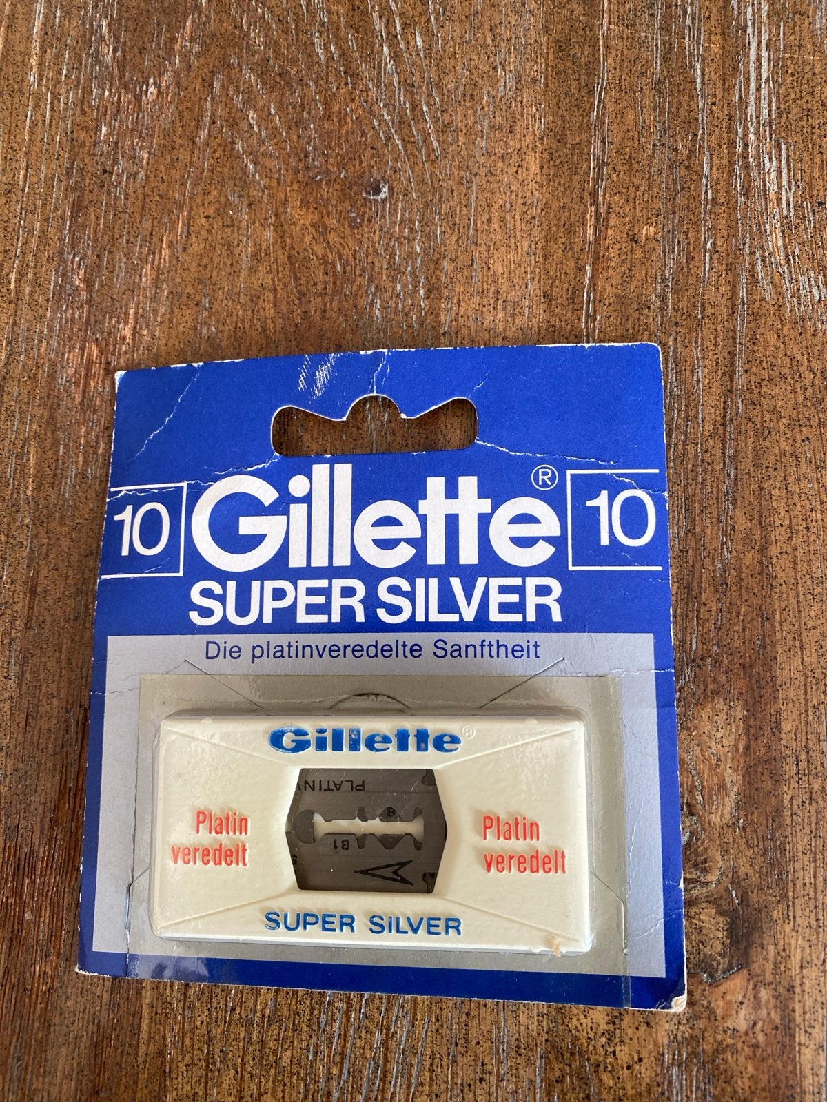 Gillette Super Silver mesjes, Ophalen of Verzenden
