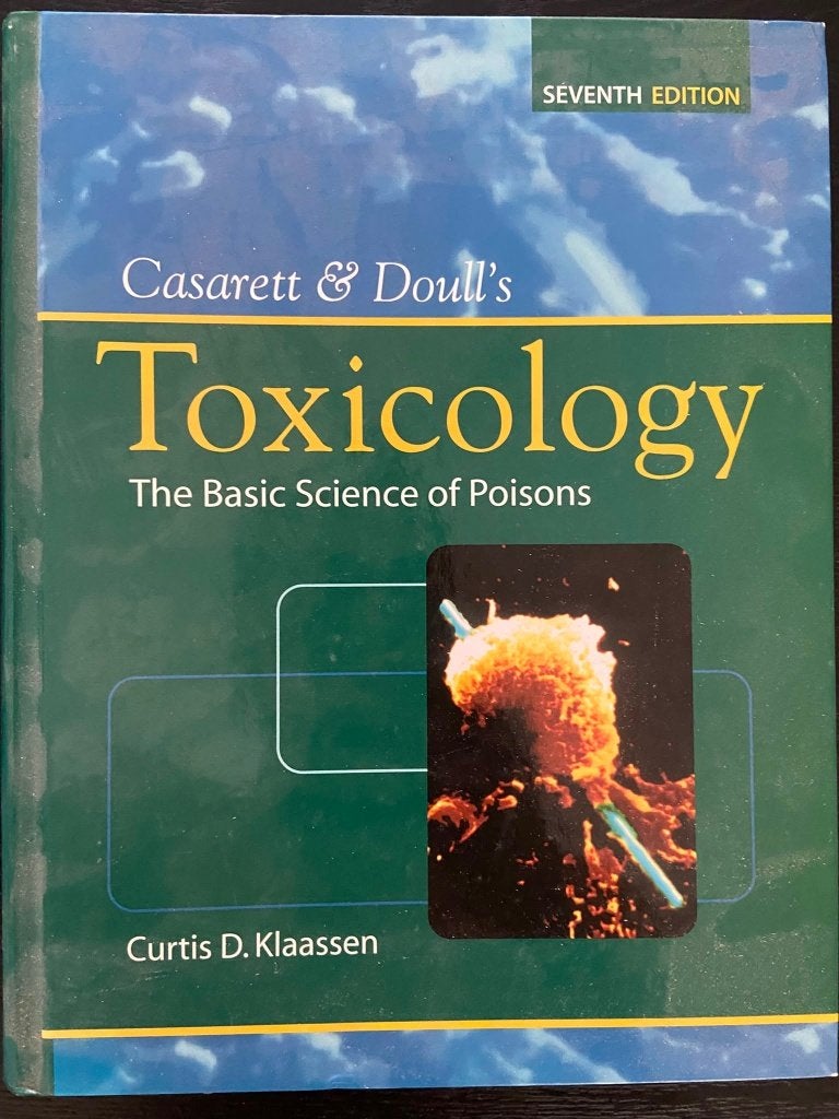 Casarett & Doull's Toxicology (7th Edition) | Studieboek, Ophalen of Verzenden, Zo goed als nieuw, Natuurwetenschap