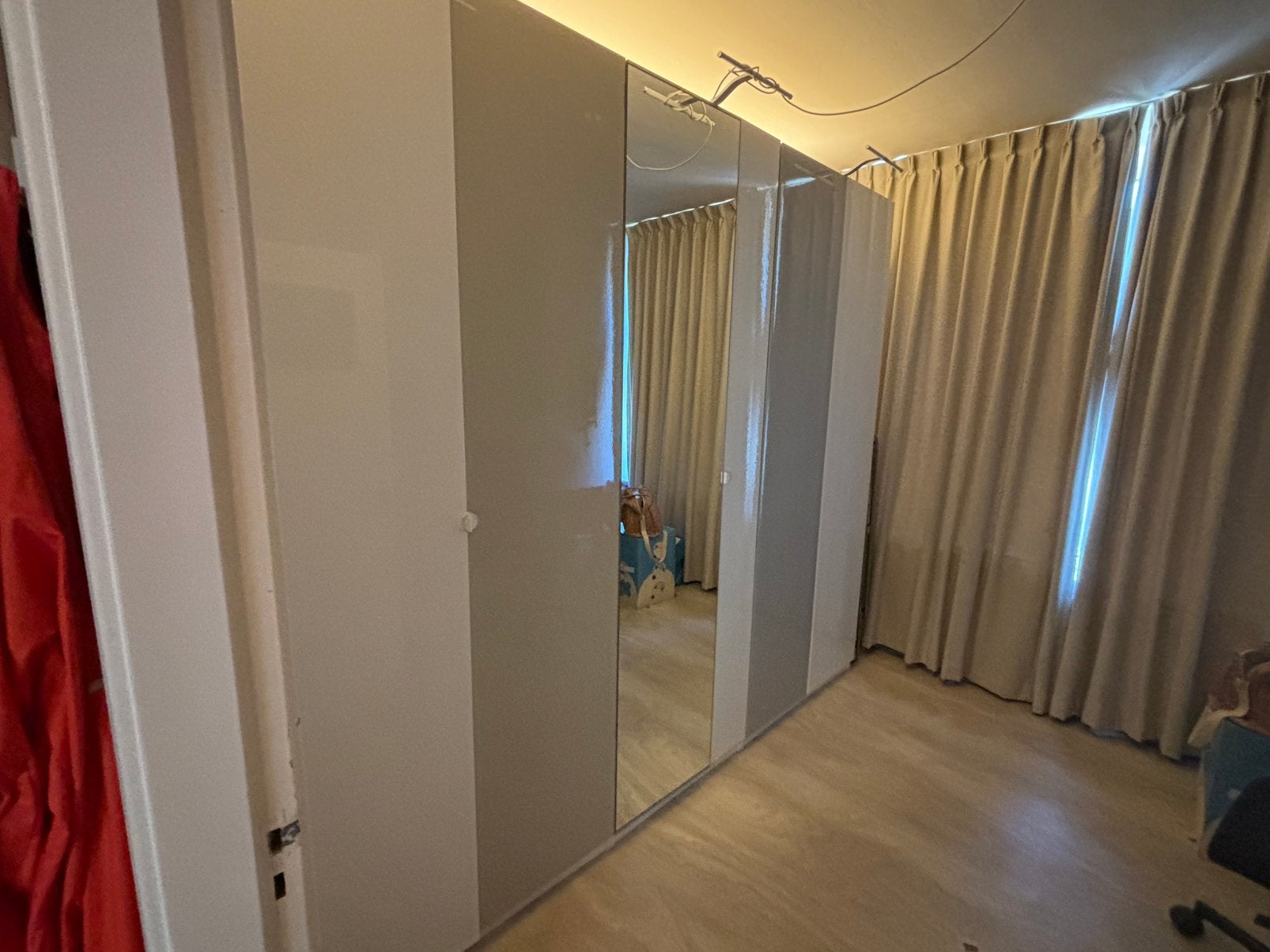 IKEA PAX kast deuren, evt met scharnieren en sierlampen, Nijmegen