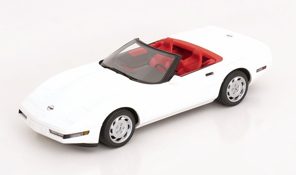 GT Spirit 1:18 Chevrolet Corvette C4 Cabrio 1995 wit nieuw, Hobby en Vrije tijd, Ophalen of Verzenden, Nieuw, Auto, Overige merken