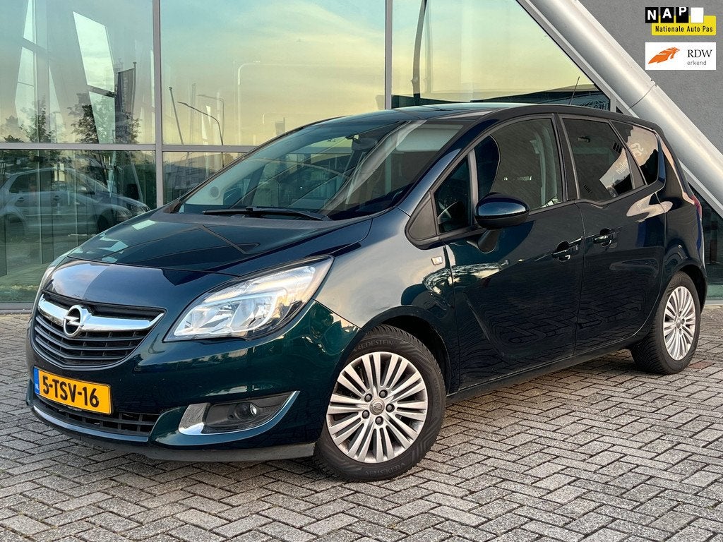 Opel Meriva 1.4 Turbo Design Edition Automaat, Navi Dealer O, Auto's, Opel, Bedrijf, Te koop, Meriva, ABS, Airbags, Airconditioning