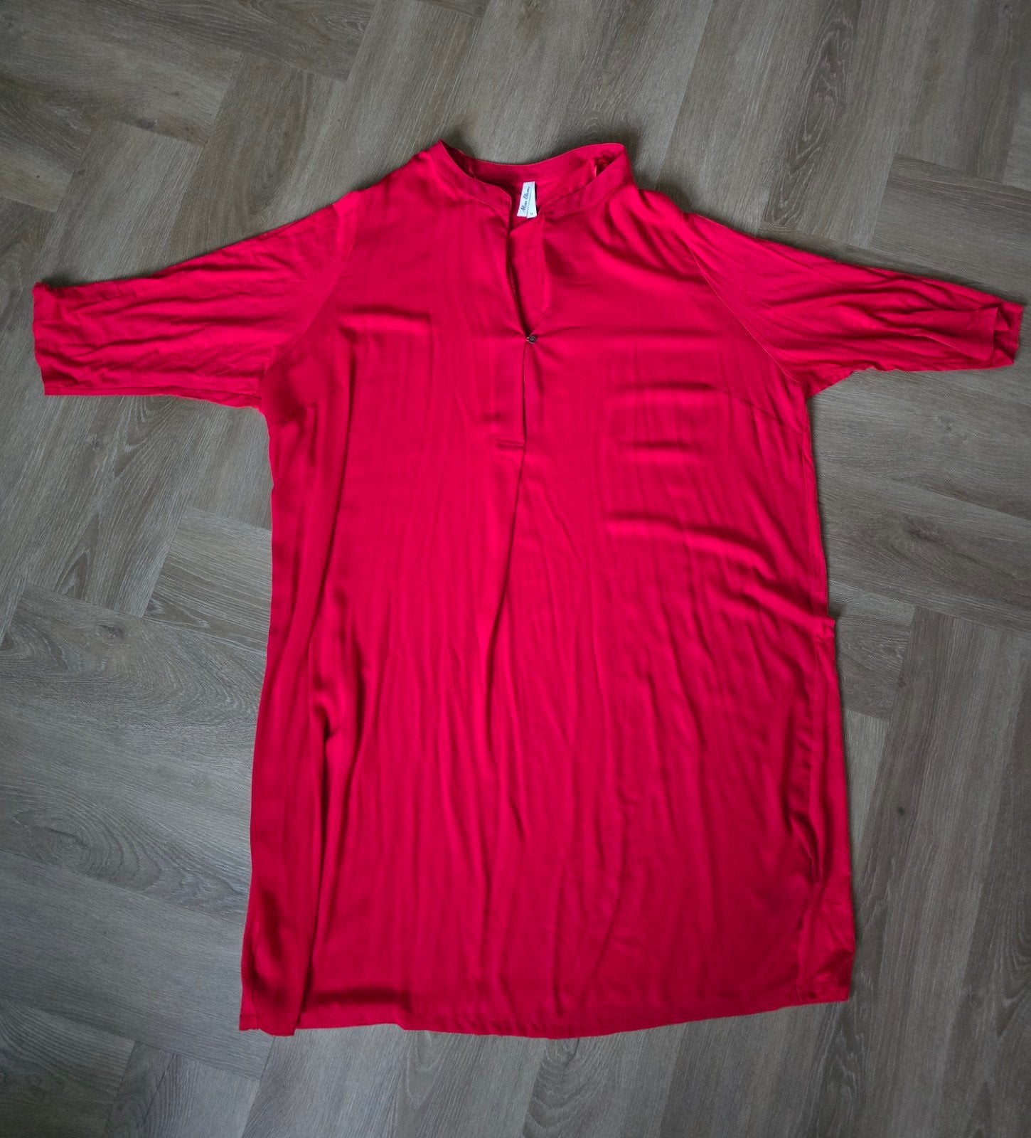 Rode tuniek / jurkje Miss Etam maat 54, Ophalen, Zo goed als nieuw, Rood, Blouse of Tuniek