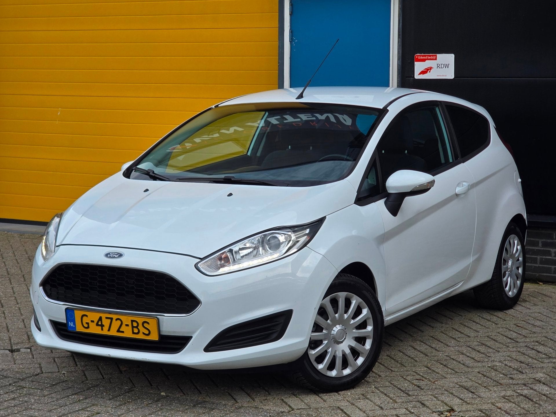 Ford Fiesta 1.5 TDCi / Airco / Elek Ramen / APK / Rijdt Goed, Voorwielaandrijving, Verwarmde buitenspiegels, 28 km/l, Gebruikt