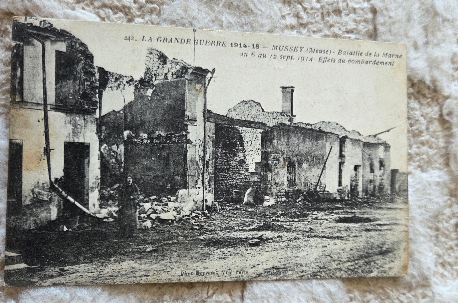 Oorlogs Ansichtkaart WOI - Mussey (Meuse) 1918, Verzenden, Voor 1920, Gelopen, Frankrijk