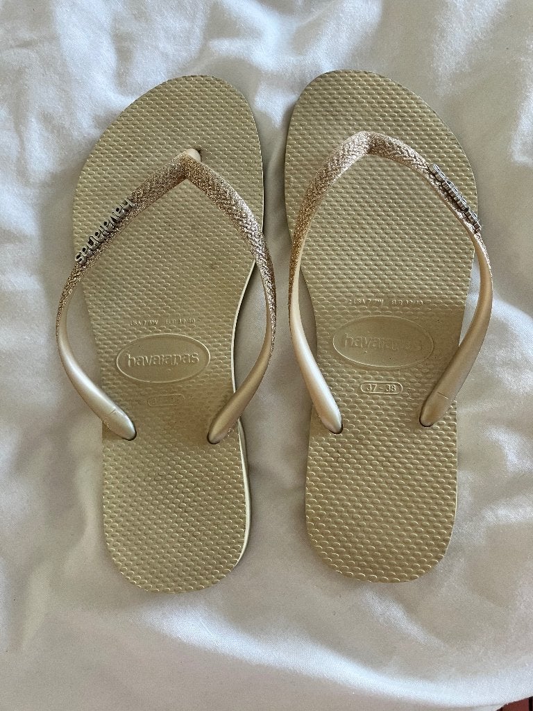 Havianas slippers, Beige, Zo goed als nieuw, Ophalen, Slippers