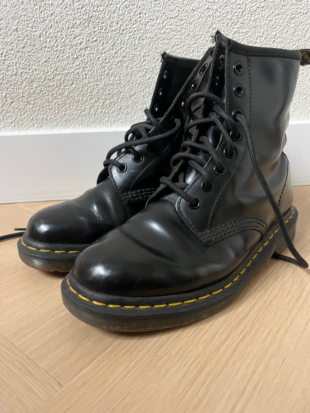 Dr. Martens 1460 Smooth Zwarte Leren Laarzen Maat 38, Ophalen of Verzenden, Gedragen, Zwart, Lage of Enkellaarzen