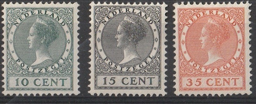 Nederland 1924 Tentoonstelling Nvph 136-138 MH, Ophalen of Verzenden, T/m 1940, Postfris