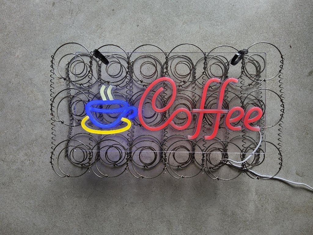 Neon lamp coffee ledsign koffie koffiehoek horeca koffiehoek, Huis en Inrichting, Lampen | Overige, Nieuw, Dimbaar, Met schakelaar
