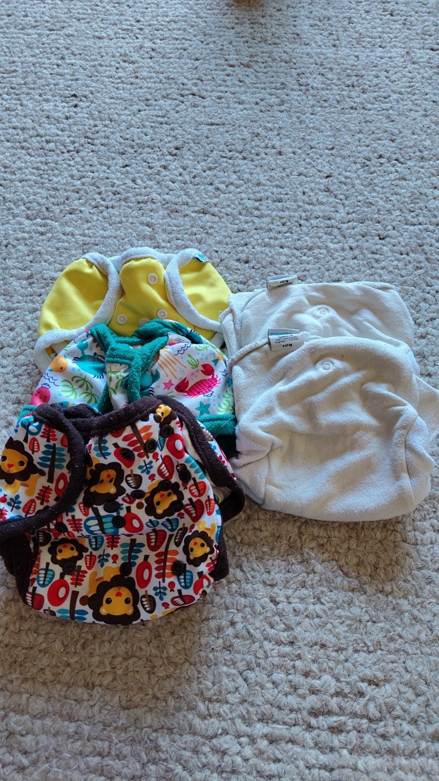 Herbruikbare Wasbare Luiers - Diverse Prints en Kleuren, Kinderen en Baby's, Ophalen of Verzenden, Gebruikt