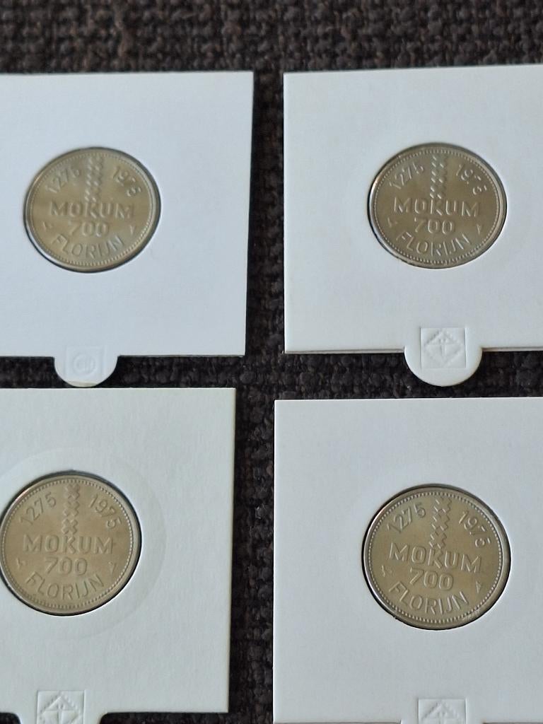 FLORIJN MOKKUM 700 JAAR, 4 stuks, Ophalen of Verzenden, Overige materialen, Nederland