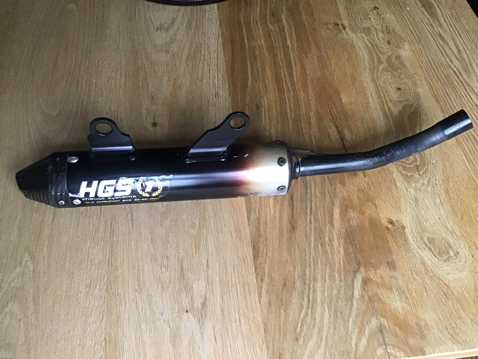 HGS uitlaat demper KTM 125 SX 2019-2022, Motoren, Ophalen of Verzenden, Gebruikt