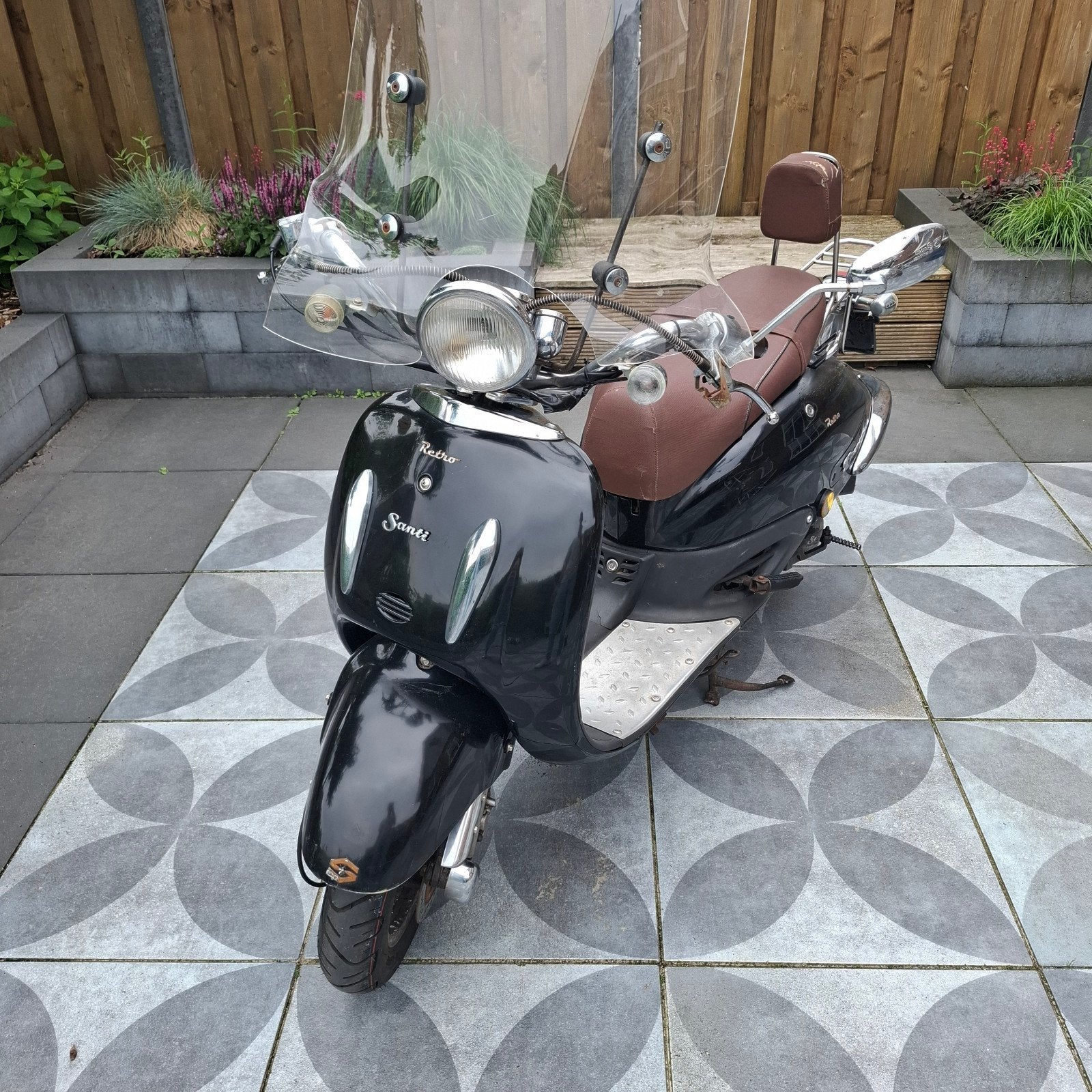Retro Firenze Scooter - Opknapper (Blauw Kenteken), Fietsen en Brommers, Snorfietsen en Snorscooters, Ophalen, Gebruikt, Benzine