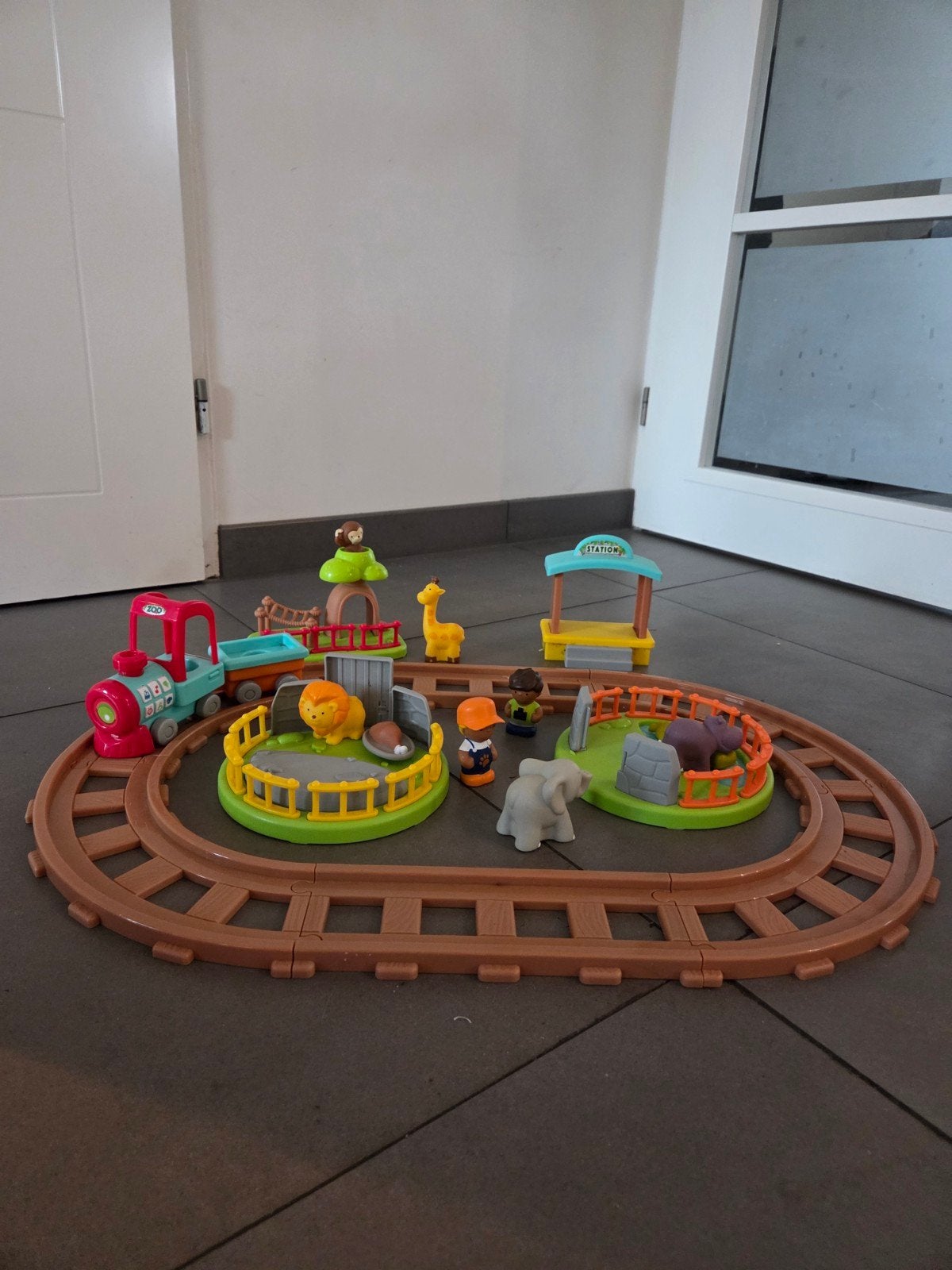 VTech Zoef Zoef Dieren Trein Dierentuin Speelset, Ophalen of Verzenden, Gebruikt, Jongen of Meisje