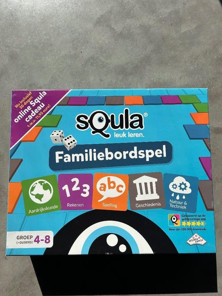 Squla familiebordspel, Ophalen of Verzenden, Zo goed als nieuw, Squla