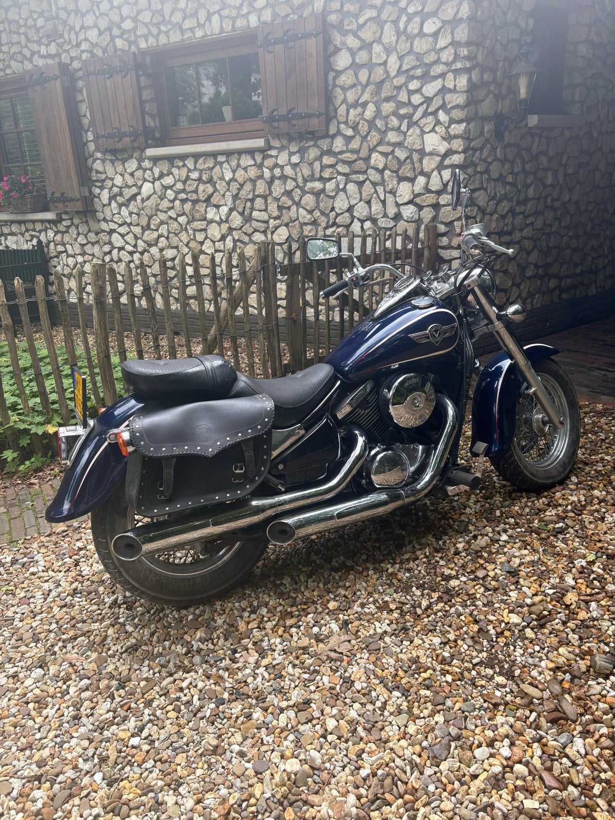 Kawasaki VN 800 Classic uit 2001, Cruiser met zijtassen, Motoren, 2 cilinders, Gebruikt, Particulier, Meer dan 35 kW