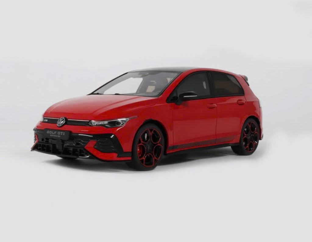 Volkswagen Golf Mk.8 GTi 50th Ed. rood 2024 1/18 OTTO OT1322