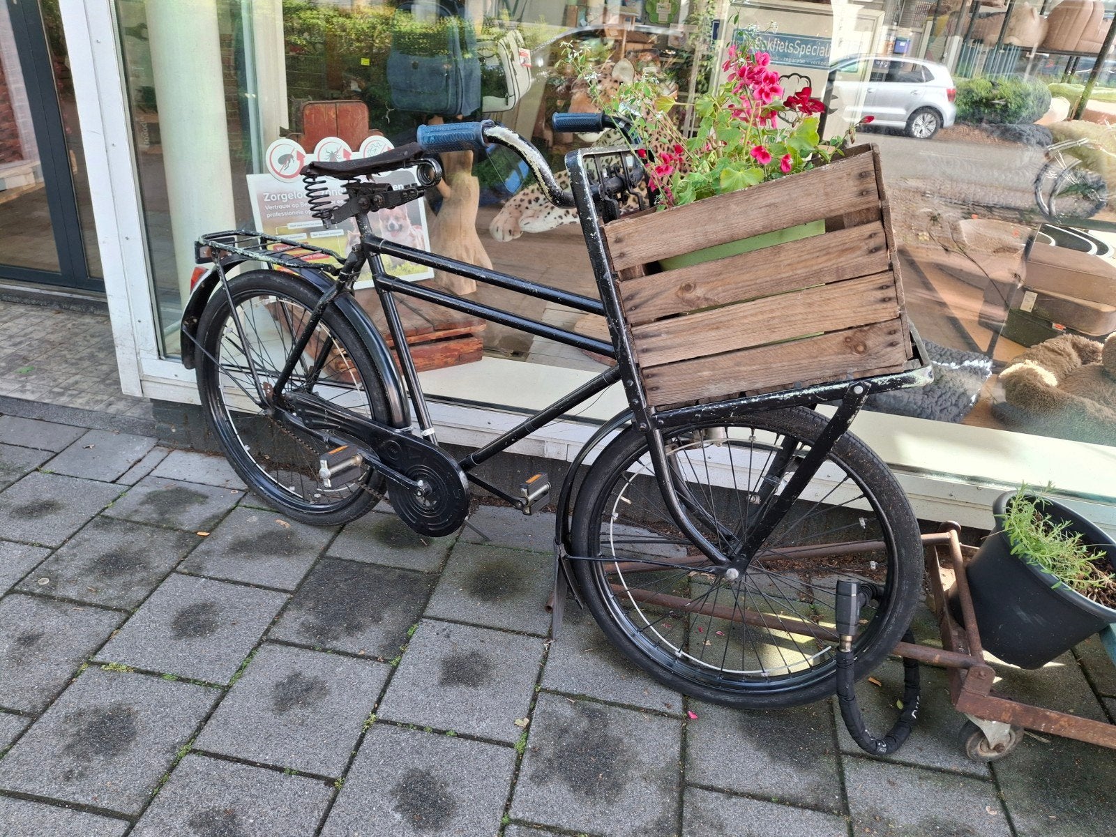 Antieke Transport Fiets, Ophalen, Gebruikt, Goederen
