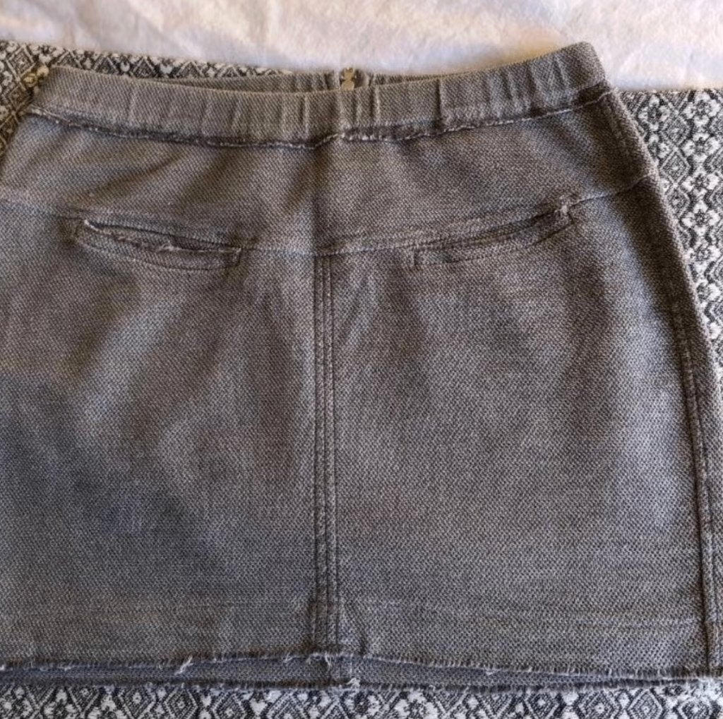 leuk kort rokje Humanoid geweven grijs/groen/rose mt S, Kleding | Dames, Maat 38/40 (M), Verzenden, Nieuw, Boven de knie