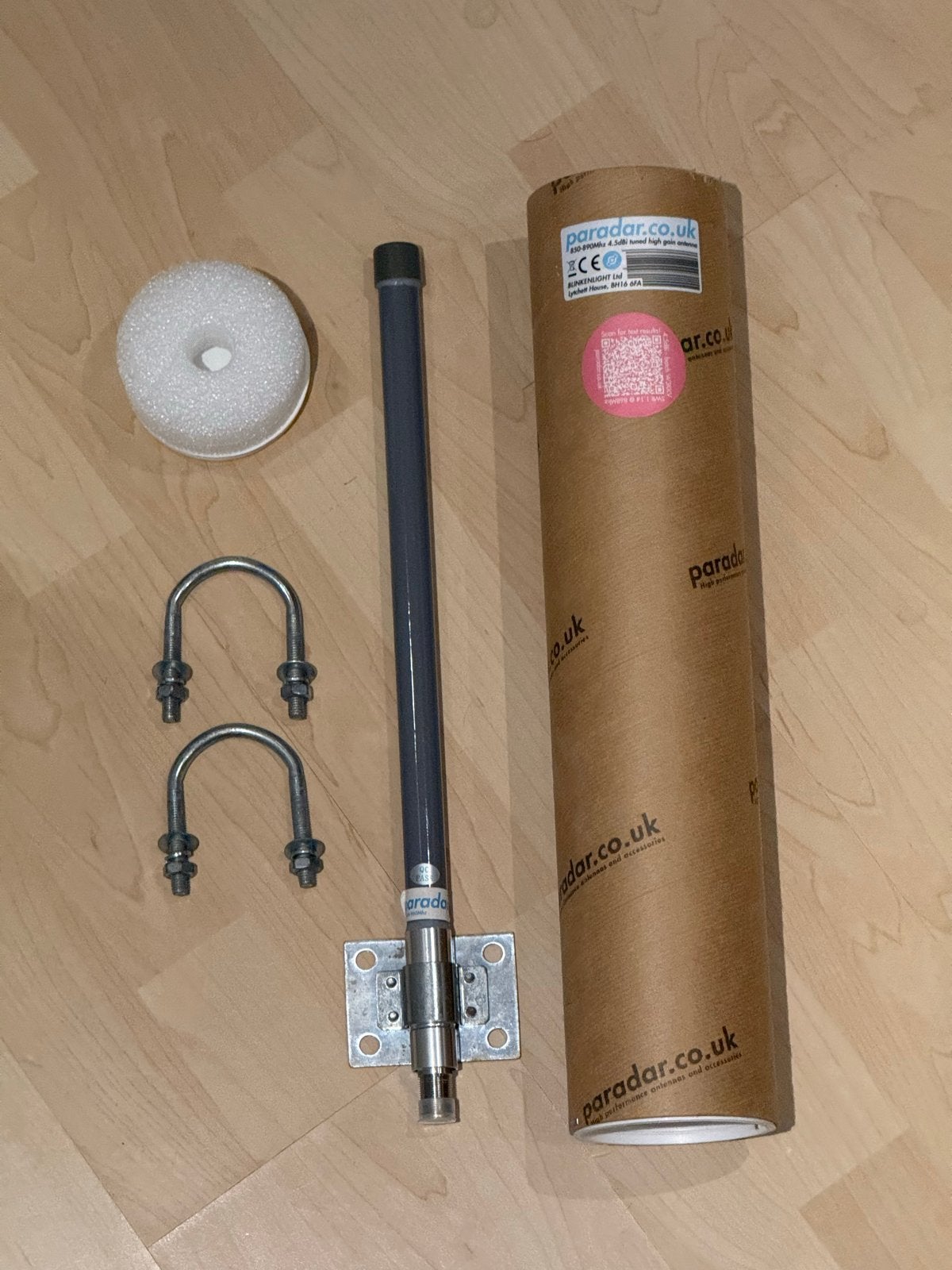 Paradar 4,5 dBi 868 MHz Antenne, Ophalen of Verzenden, Zo goed als nieuw, Antenne