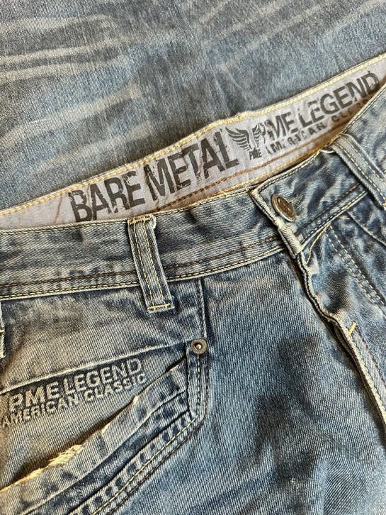 PME Legend Bare Metal Jeans W31 L30 - 100% Katoen Denim, Ophalen of Verzenden, Gedragen, Blauw, W32 (confectie 46) of kleiner