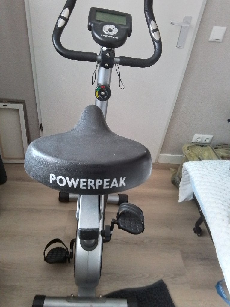 Powerpeak Hometrainer - Zo goed als nieuw, Sport en Fitness, Ophalen, Zo goed als nieuw, Metaal, Benen