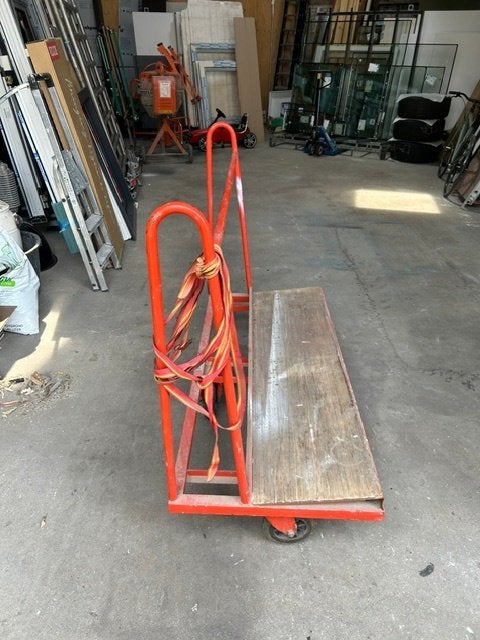 Platenkar, platen kar, platen wagen., Doe-het-zelf en Verbouw, Minder dan 60 liter, Ophalen, Gebruikt, Overige typen
