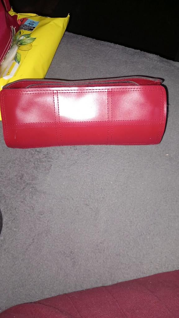 Estee Lauder make-up tasje rood, Gehele gezicht, Ophalen of Verzenden, Zo goed als nieuw, Make-up