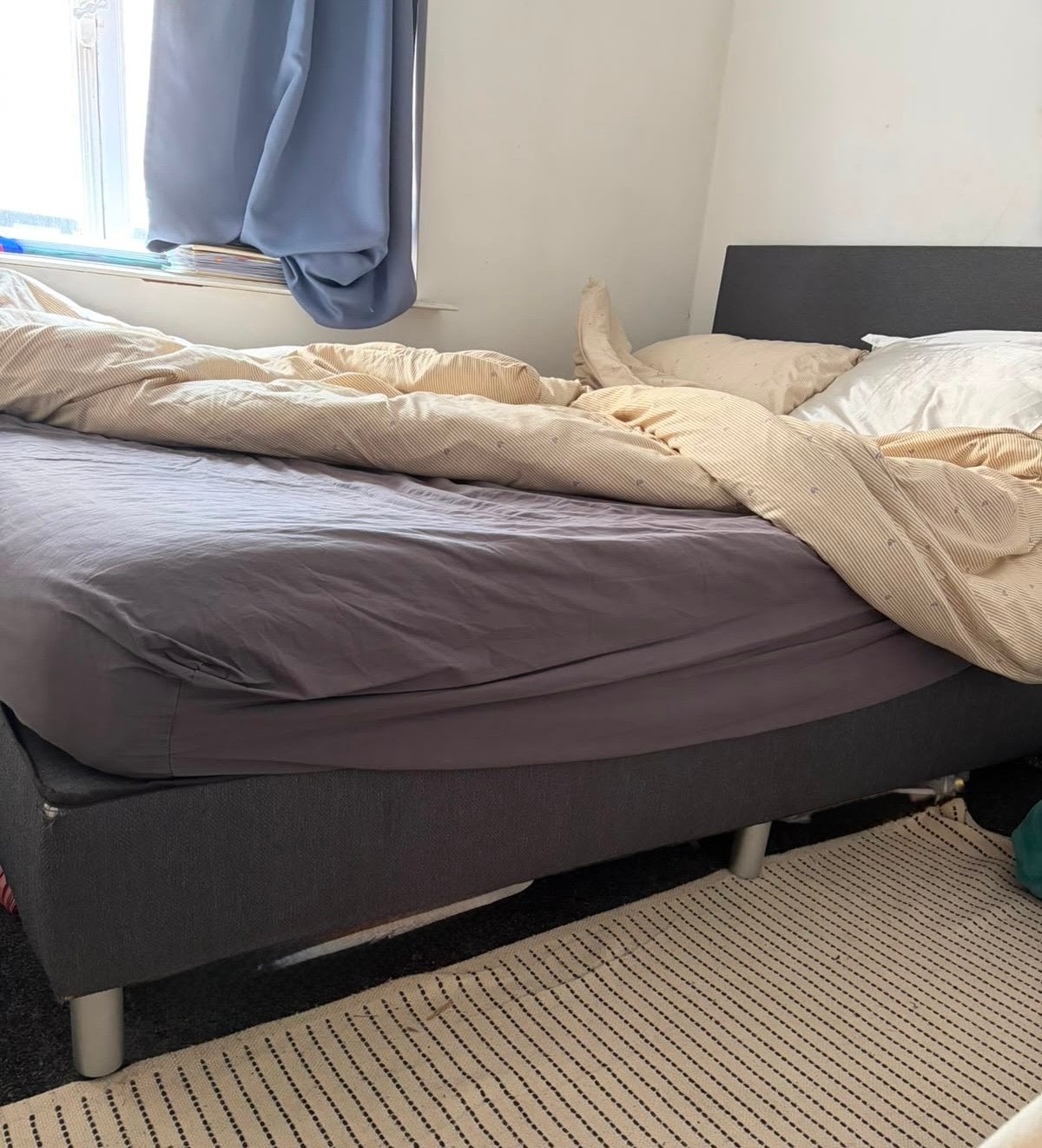 Boxspring, Ophalen, Gebruikt, Tweepersoons, 140 cm