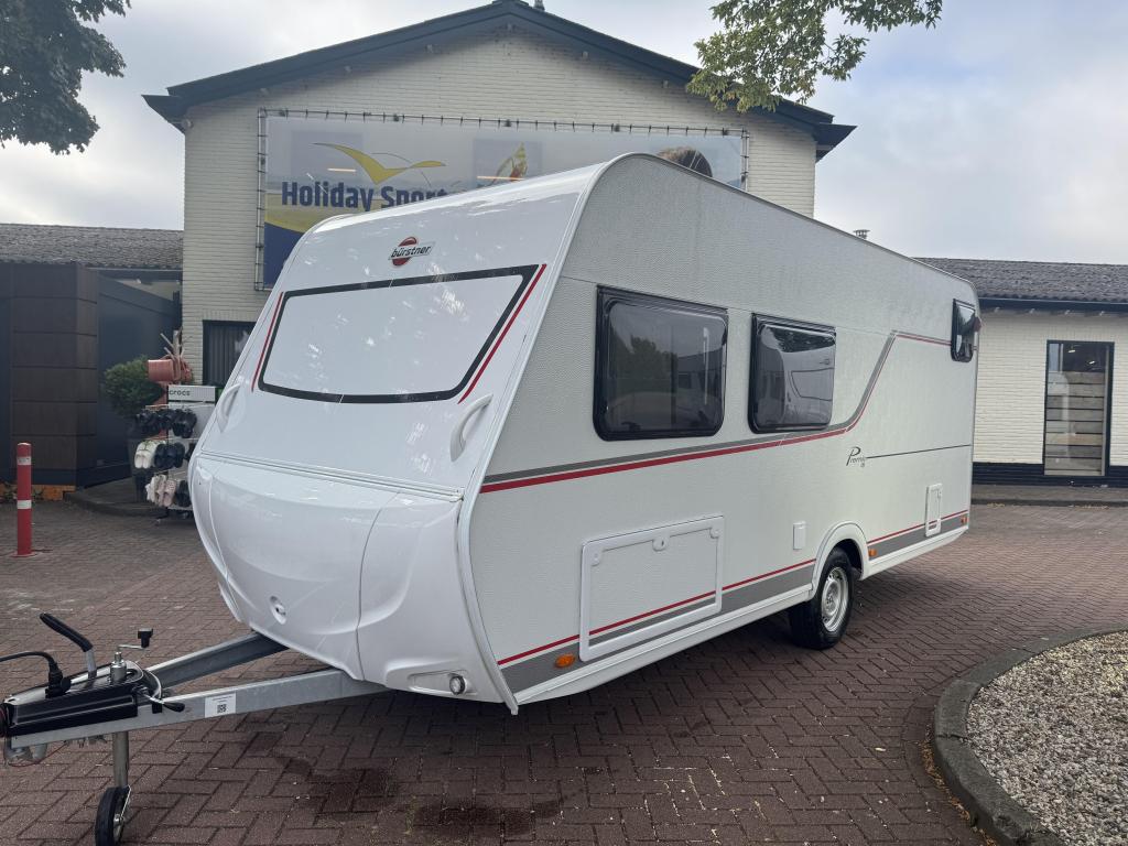 Bürstner Premio Life 490 TK Stapelbedden!, Caravans en Kamperen, Schokbreker, Dwarsbed, Bedrijf, Treinzit