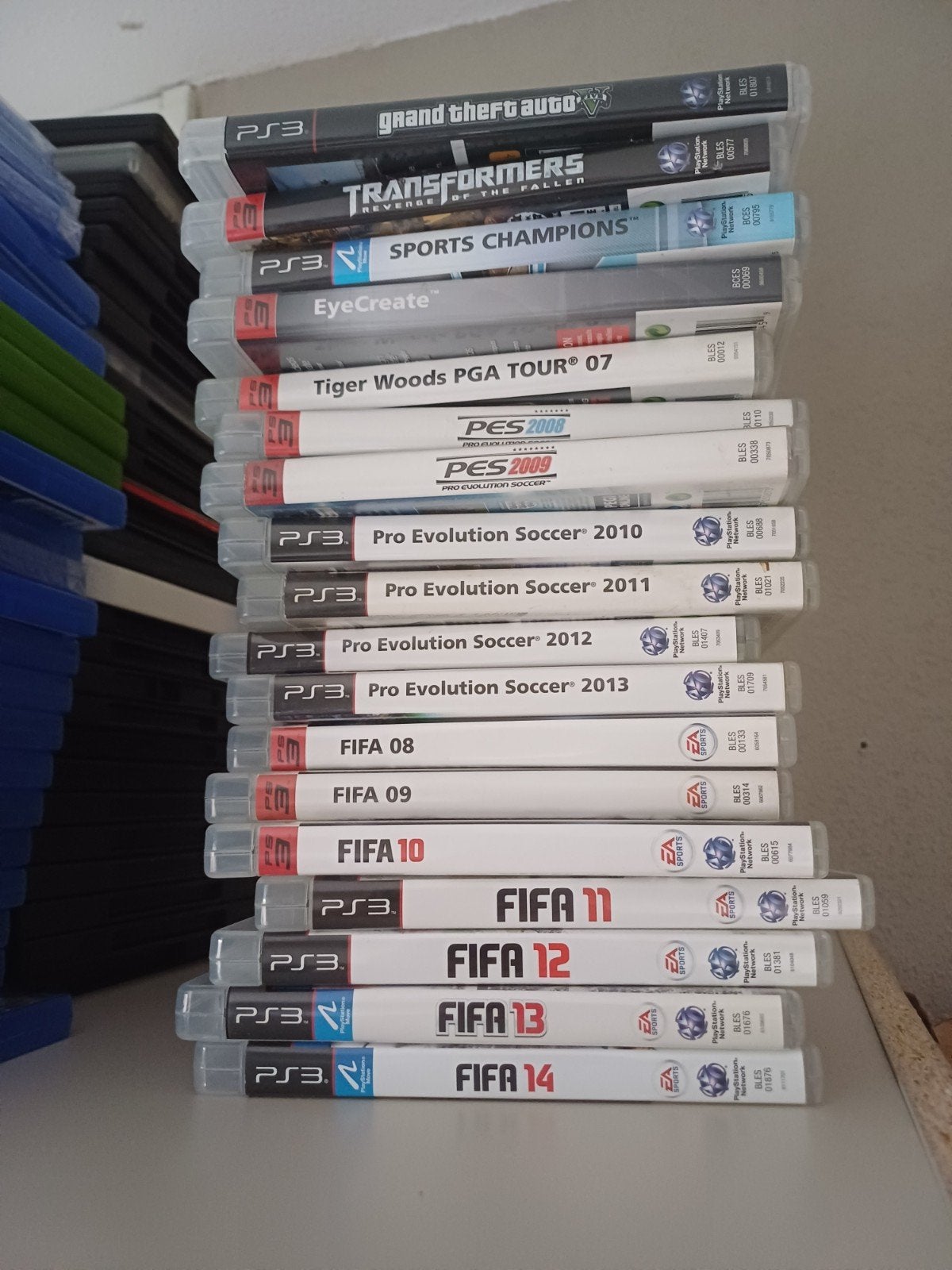 PS3 Games: FIFA, PES, GTA, Transformers, Sports Champions, Gebruikt, Vanaf 18 jaar, Ophalen of Verzenden, Eén computer