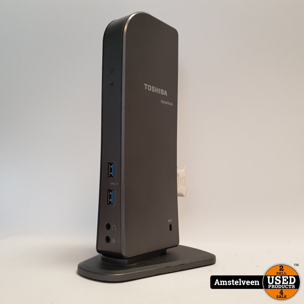 Toshiba dynadock U3.0 Dockin Station Grijs/Gray | Nette Staa, Computers en Software, Toshiba, Gebruikt, Support@toshiba.com, Toshiba Corporation
1-1, Shibaura 1-chome
Minato-ku, Tokyo 105-8001
Japan